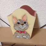 ネコの小物入れ