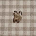 【7/13、21:00〜販売】デグーの刺繍ブローチ