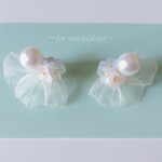 Airy bouquet  イヤリング