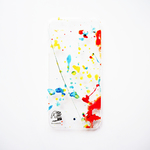 PAINT PARK DOG スマホケース クリア