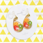 ちいさなフルーツのしずくピアス/イヤリング/ノンホールピアス