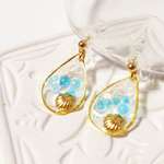 海のしずく イヤリング/ピアス/ノンホールピアス