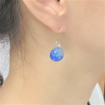 キラキラしゅわしゅわガラスのputiピアス
