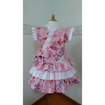 【another_mint様専用】ふりふり甚平ドレス  size100