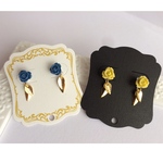 ミニばらのピアス