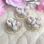 ミニチュア♡レインボーケーキ マシュマロ ドリンク♡