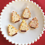 クリスマスツリーのクッキーブローチ