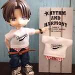 オビツ11用Tシャツ(ホワイト)