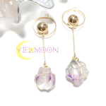 紫苑鉱石*ピアス／イヤリング
