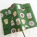 ≪再販≫ コーヒーのイラストのブックカバー(文庫本size)