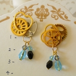 ＊冬仕様のギア♪キャッチピアス＊