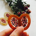 rose circle(brown)