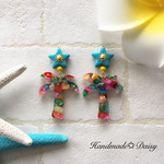 colorful✩Palmt Tree ピアス