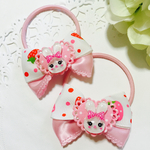 かわいい♡うさぎさんつきリボン