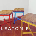 スツール / サイドテーブル LEATON FL