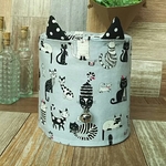 猫耳トイレットペーパーカバー(グレー)