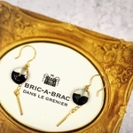 フランスの小さなヴィンテージビーズのピアスorイヤリング