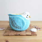 小鳥の小物入れ《セキセイインコ》