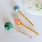 ◇レジンヘアピン 3本セット【2】