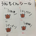 【毎日管理☆】うんちくんシール40枚