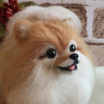 送料込み羊毛フェルトポメラニアン