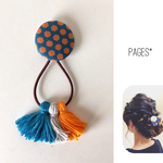 No..2 人気者おめかしタッセルへアゴム