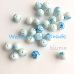 【ビーズ】aqua watermarble beads 