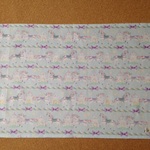 60×40　ユニコーンのランチョンマット（水色）