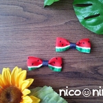夏✨スイカ🍉子供用ヘアピン