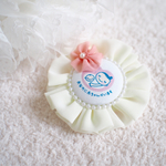 ふわふわシフォンのマタニティロゼット♡