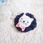 【SALE】ふわふわシフォンのねこさんキーホルダー♡