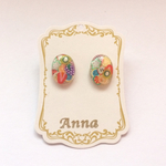 レジン×フルーツピアス