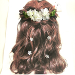 抹茶色のヘアピンセット