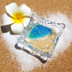 小さな海の世界♡ガラスのアクセサリートレイ