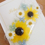 iphone　押し花ケース【mariko1023さまオーダー品 】