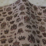文庫本＊ラメ＊王冠がいっぱい＊ハンドメイド*ブックカバー