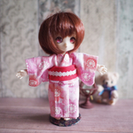 オビツ11＊桜柄のゆかた