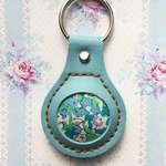 リバティくるみキーホルダー(ブルー②)