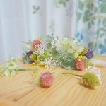爽やかな♩お花のかみかざり [プリザーブドフラワー＊紫陽花＊かすみ草＊ヘッドドレス] 
