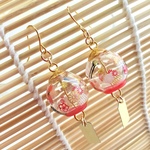 和風アクセサリー*ガラスドーム*風鈴*ピアス→イヤリング・樹脂ピアス変更可能