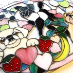 【K様オーダー品】ステンドグラスのドアパネル