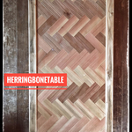 Herringbone Table □送料込□