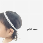  《新作》baby☆しんぷるレースのおしゃまなヘアバンド    1