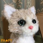 あみぐるみ　ラパーマ（クリーム）♪