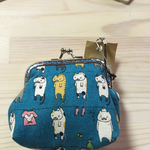 吊るされネコちゃんガマ口財布