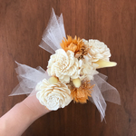 no21-大きめチュールとお花のナチュラルヘッドドレス