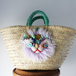 lion kago bag/ラベンダー
