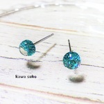 ステンレス316Ｌ輝く小さい水玉4ｍｍ emerald