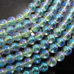 グリーンオーラ水晶/size(6㎜)/1set(20玉)/No4157-A/癒しと浄化 / 潜在能力の開花 /