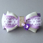 プリンセス　リボンバレッタorクリップ